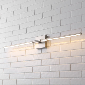 Makena Modern Minimalist Dimmable Integrated LED Metal Wall Sconce